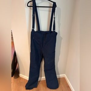 Vintage 80s navy blue ski pants